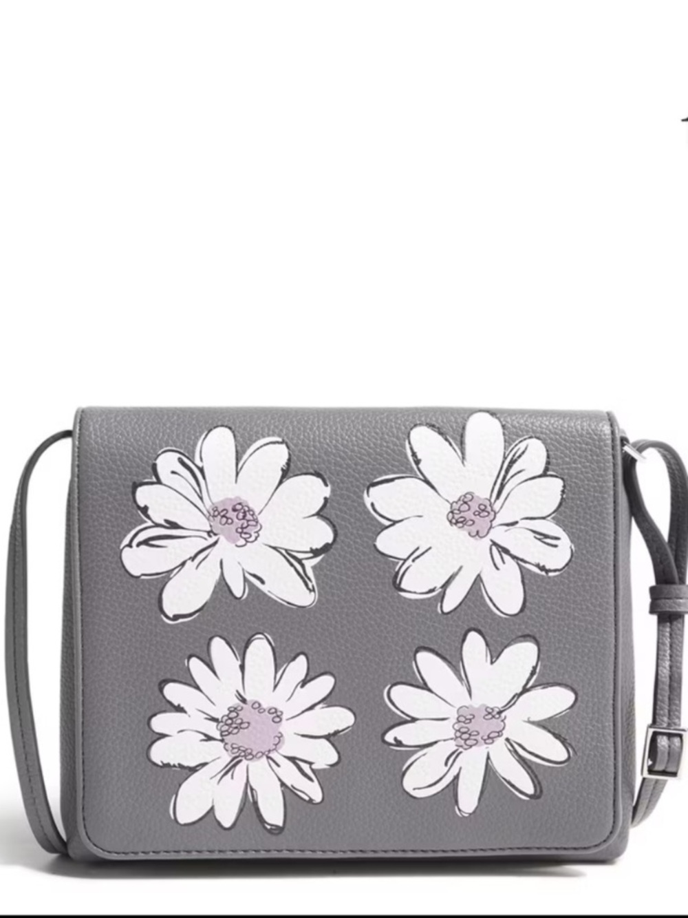 Vera Bradley Vegan Leather Floral Pattern Mini Crossbody Bag